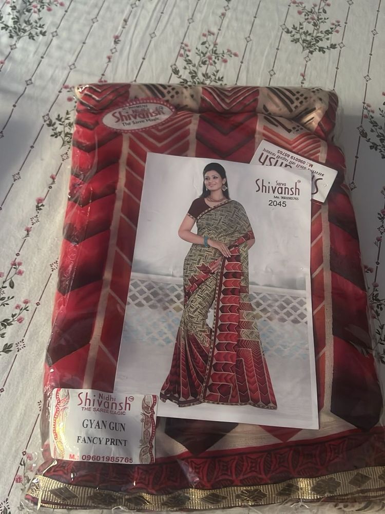 Shivansh Fancy Print Saree
