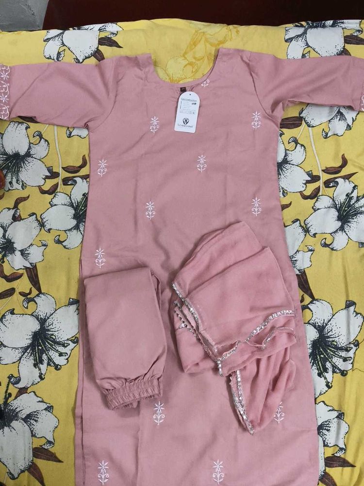 Charming Pink Kurta Set