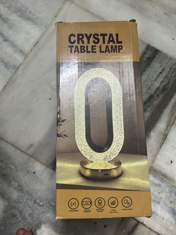 Festive Decore crystal table lemp