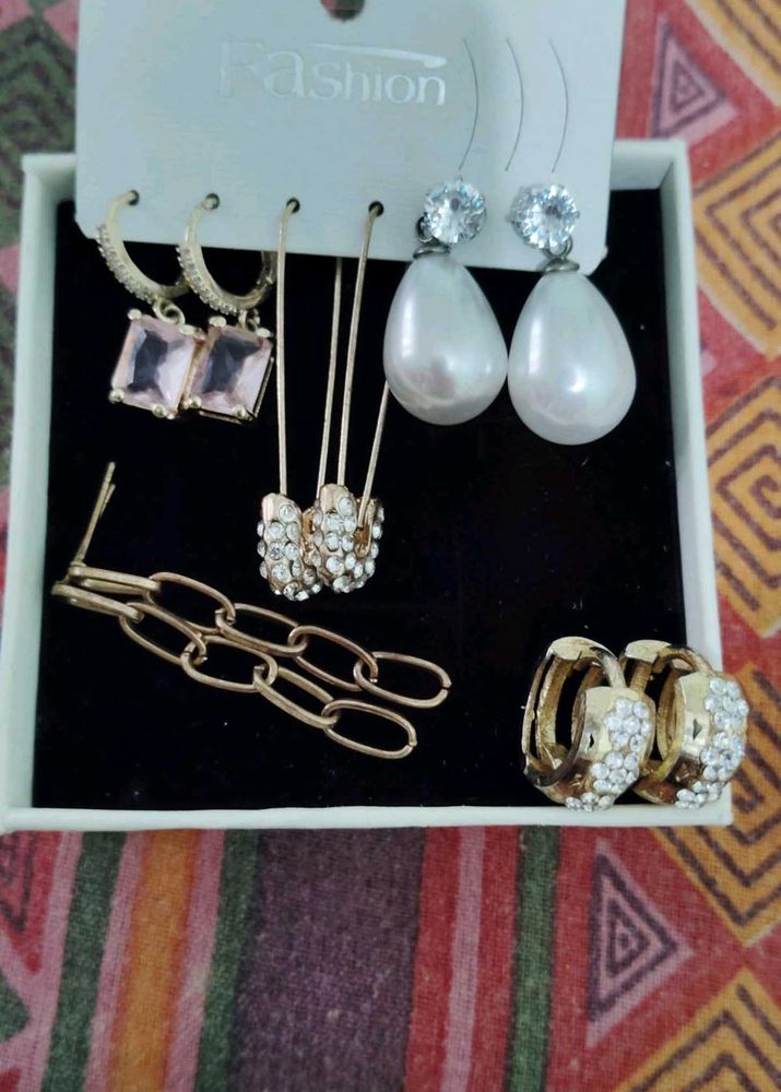 5 pair of Earrings Set