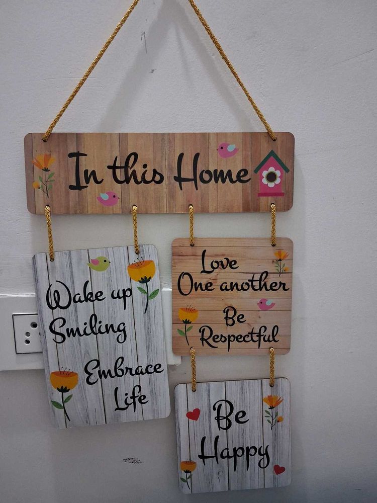 Inspirational Wall Hanging Decor