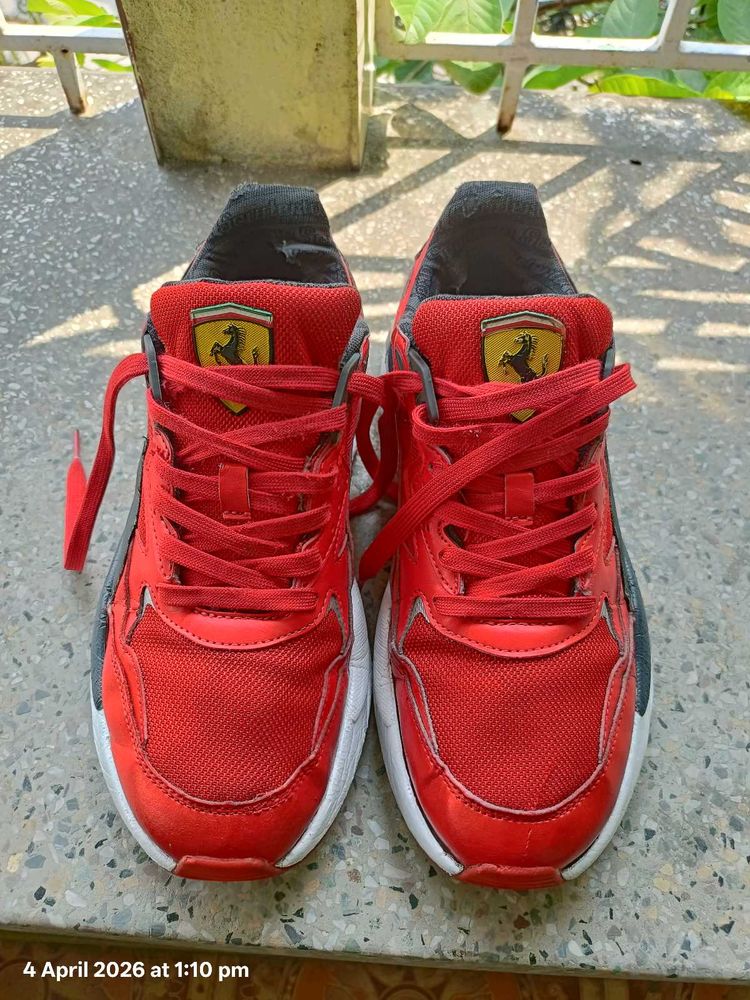 Ferrari Red Puma Sneakers