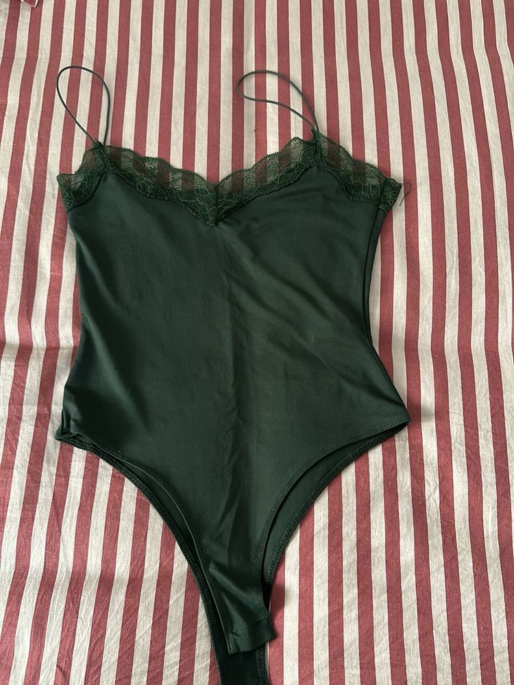 Lace Trim Bodysuit