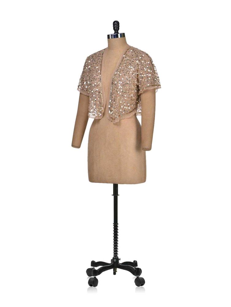 Sparkling Beaded Bolero Jacket