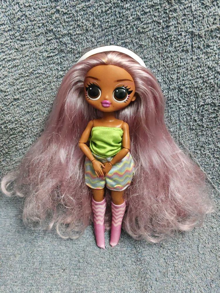 OMG LoL Doll with Long Pink Hair