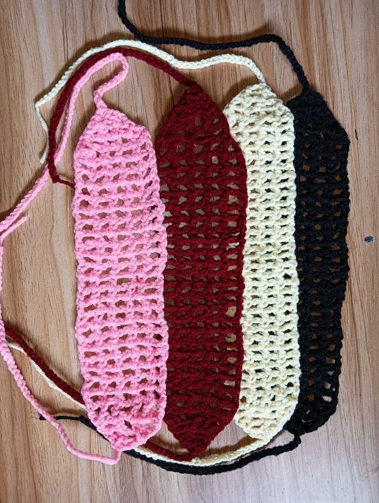 Crochet hair band