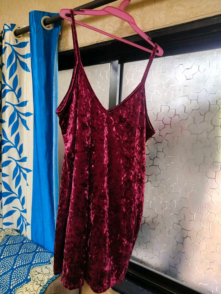 Velvet Spaghetti Strap Camisole