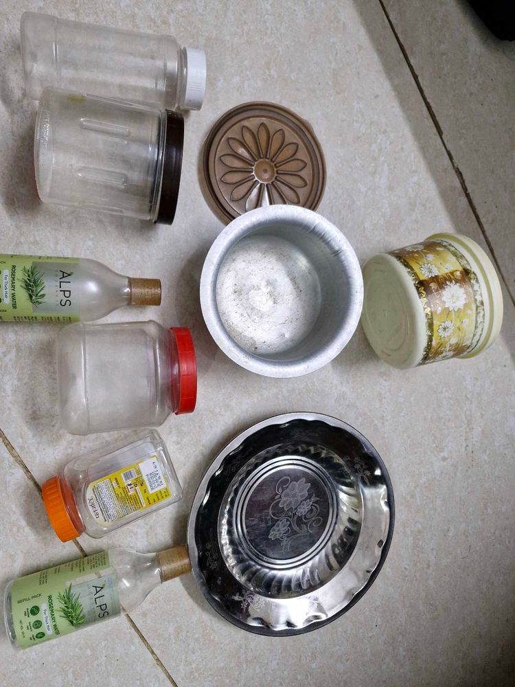 Assorted Kitchen Containers &amp; Utensils