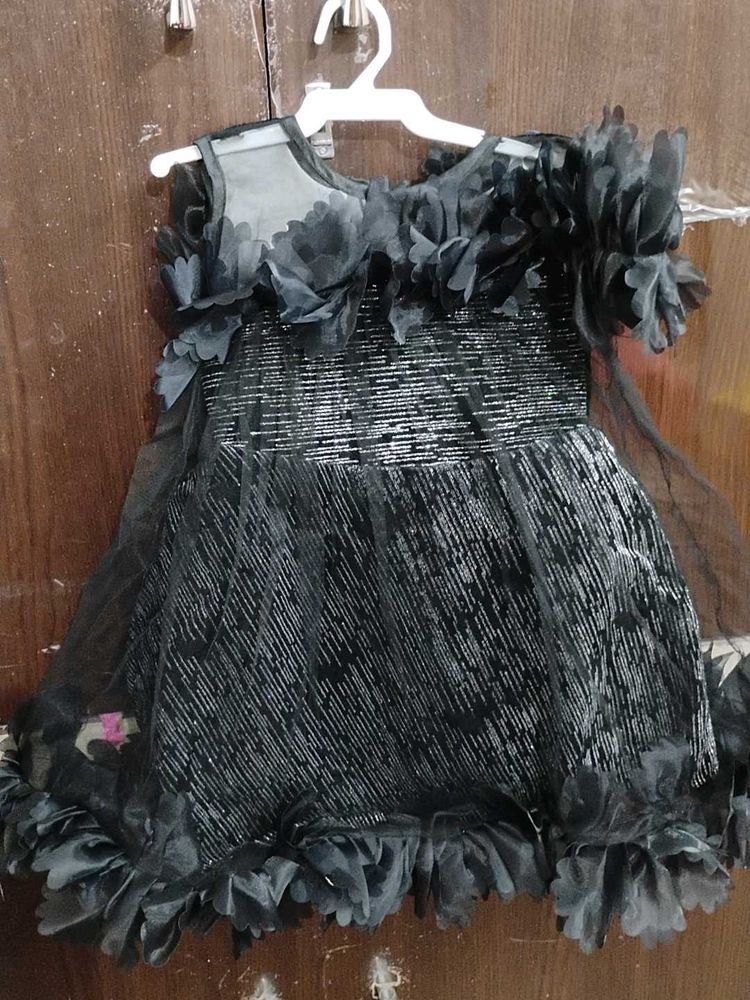Sparkling Black Party Dress