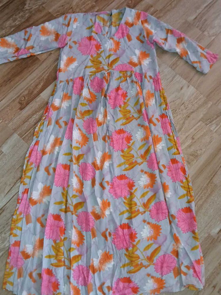 Boho Floral Print Kurta