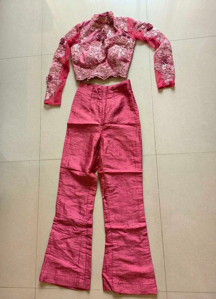 Dusky Rose Embellished Co-ord Set 💗