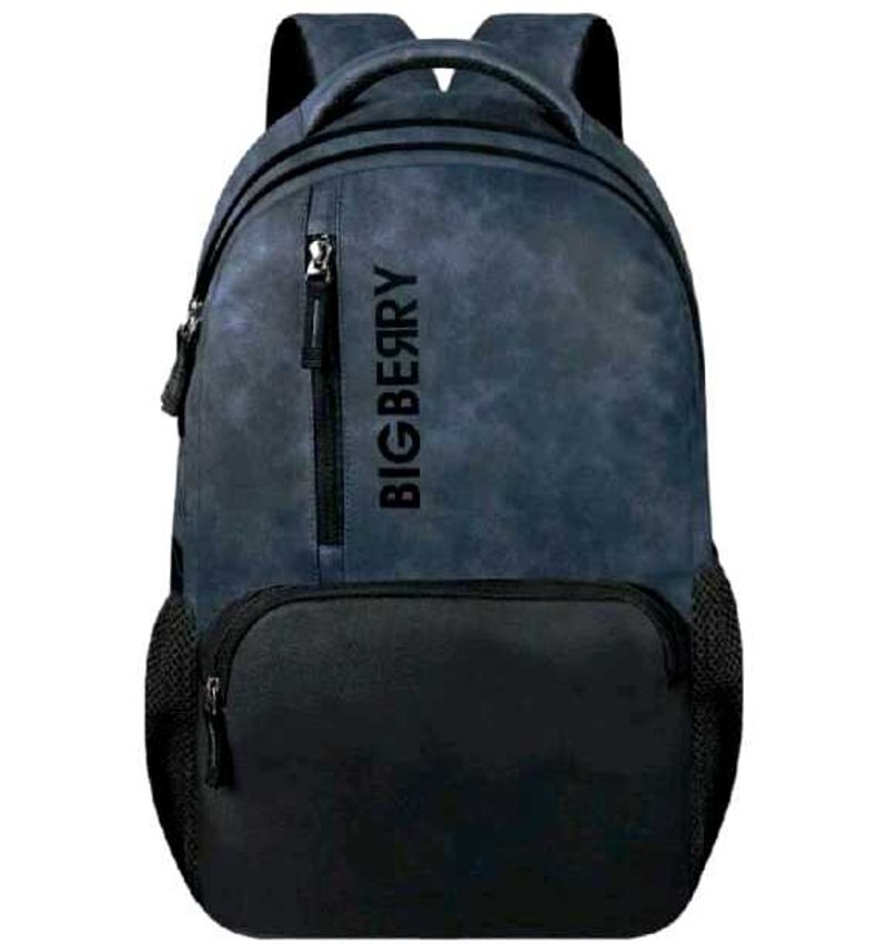 BIGBERRY Stylish Lether Black Backpack (RH)