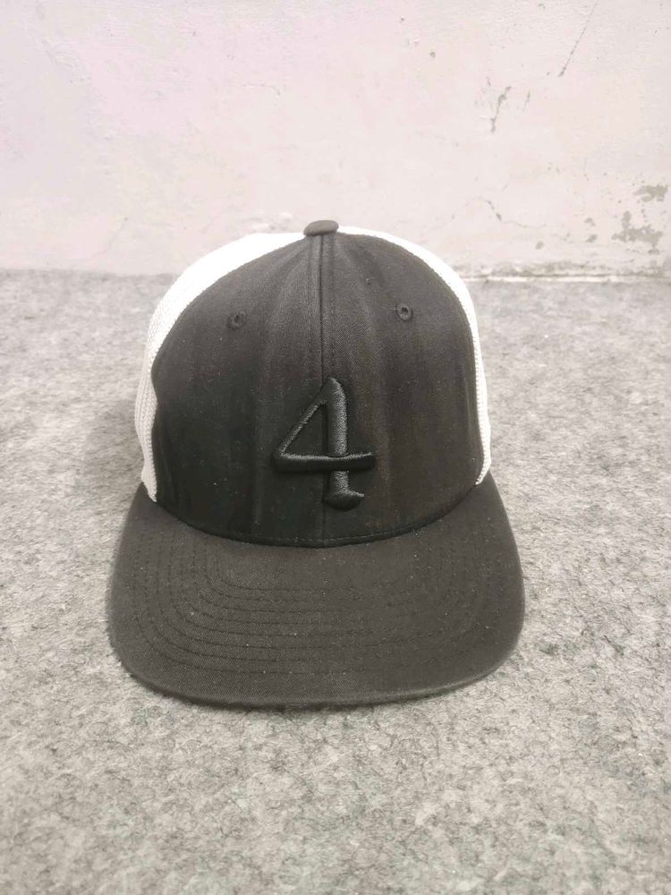 Stylish Black and White Flexfit Cap