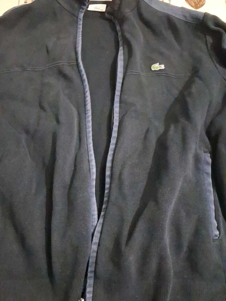 Lacoste Navy Zip-Up Jacket