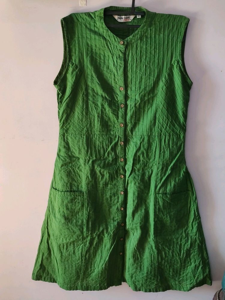 Green Jaipuri Kurti