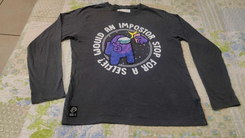 Among Us "Impostor Selfie" Long Sleeve Tee