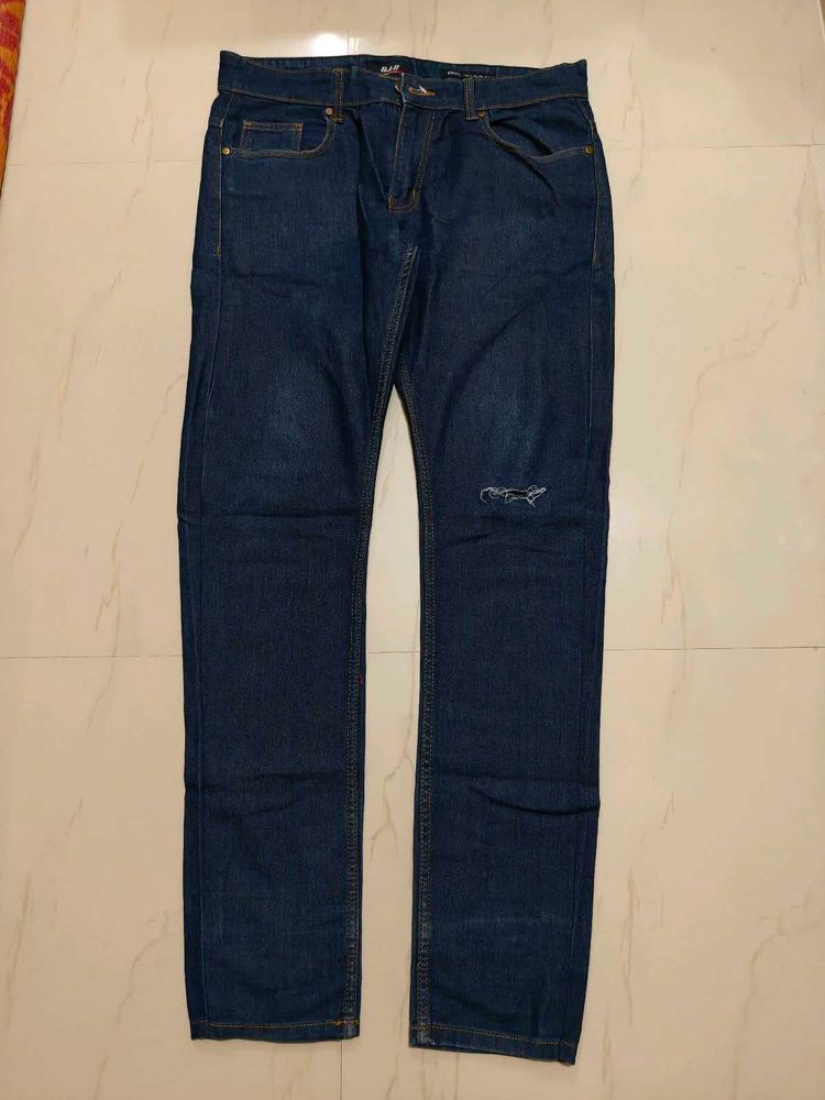 Men's Dark Wash Denim Jeans