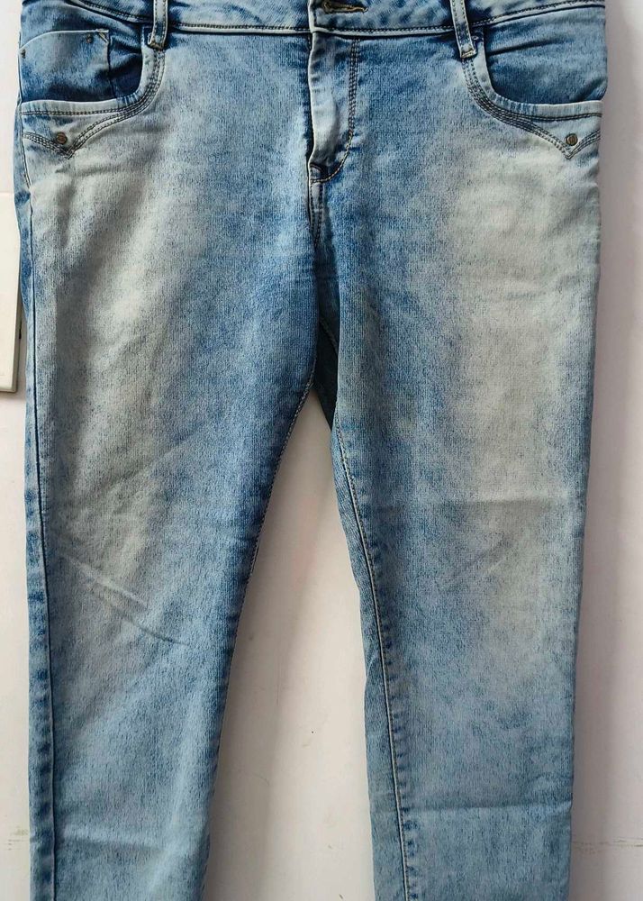 Light Wash Blue Denim Jean