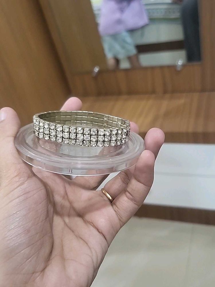 Sparkling Three-Row Bracelet