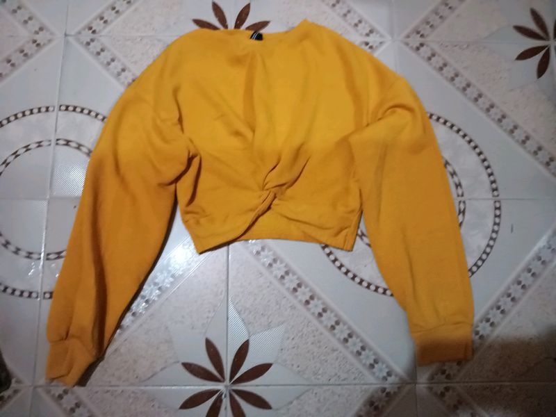 H&amp;M CROP SWEATSHIRT (S)