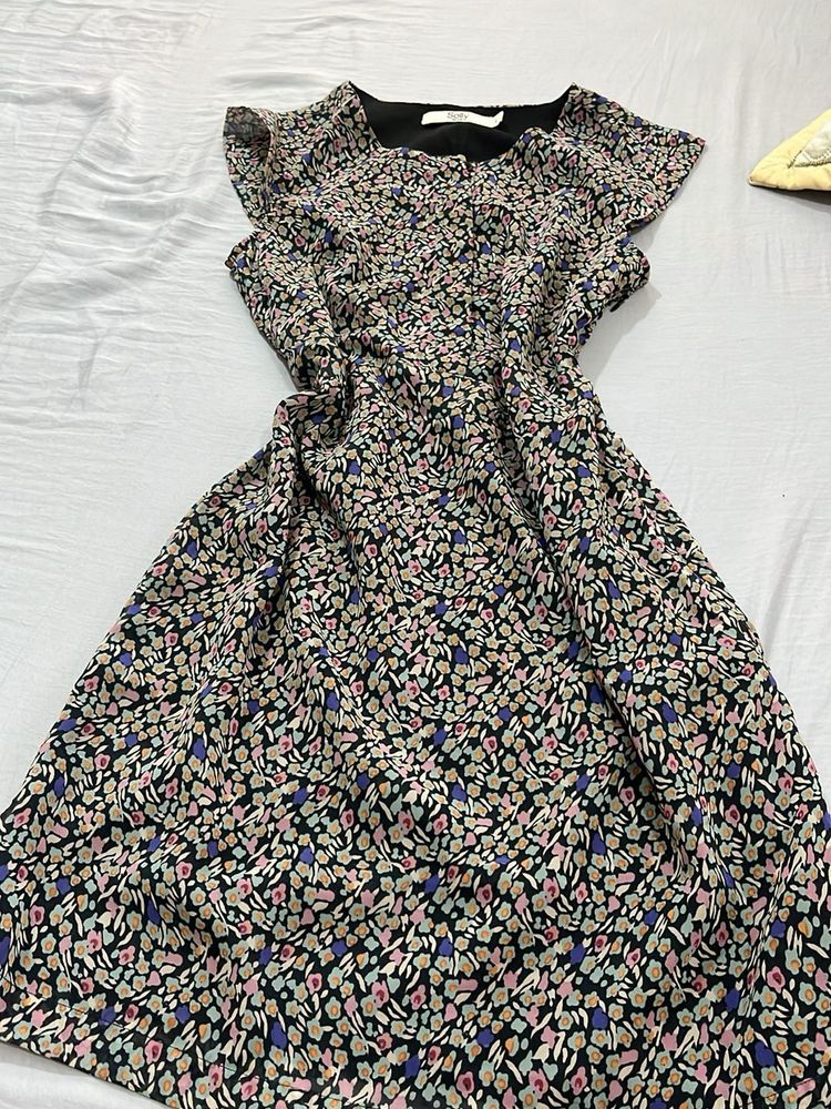 Floral Print Mini Dress