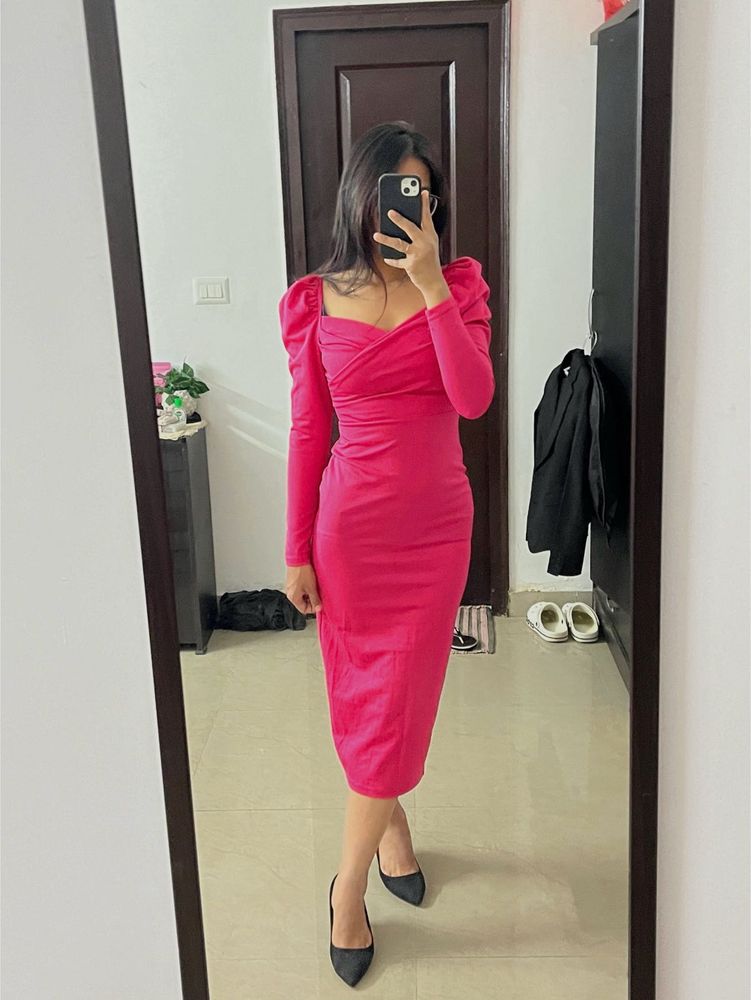 Pink Bodycon Dress