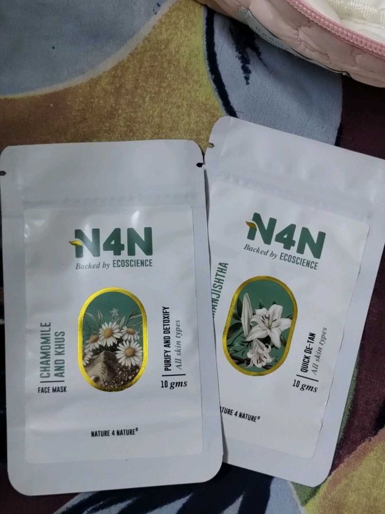 N4N Face Masks - Chamomile &amp; Khus