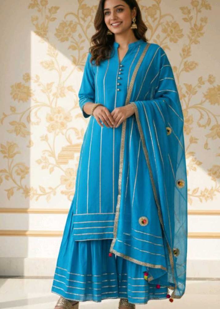 semi stitched garara suit