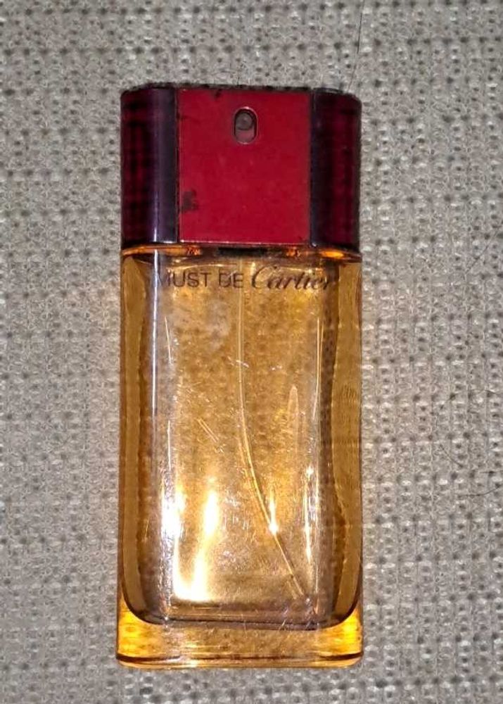 Must de Cartier Perfume Empty  Bottle