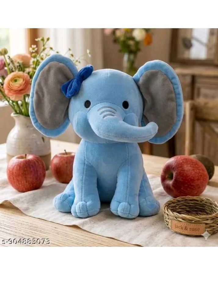 Cute Blue Elephant Plush Toy