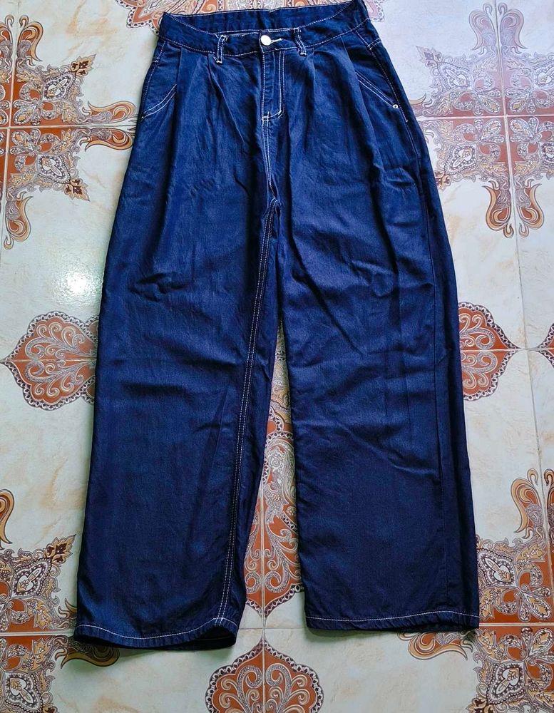 Dark Wash Wide Leg Jeans
