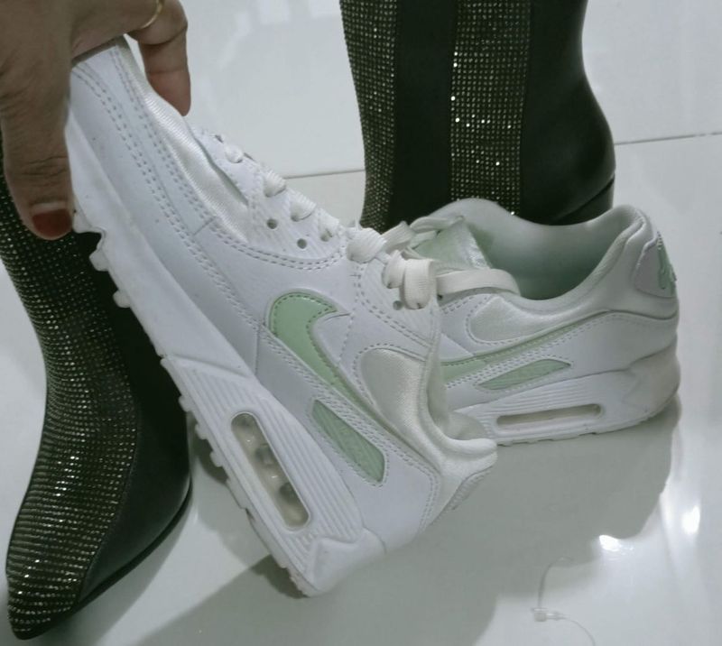 White Nike Air Max Sneakers
