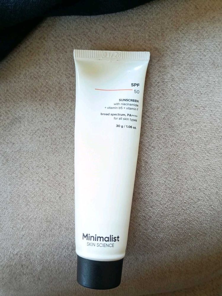 Minimalist SPF 50 Sunscreen