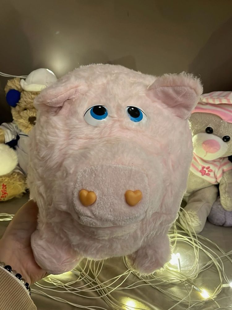 Adorable Pink Pig Plush