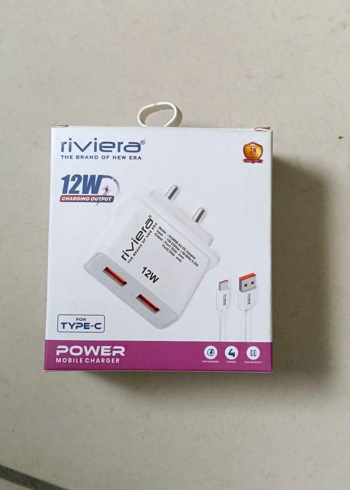Riviera 12W Power Mobile Charger