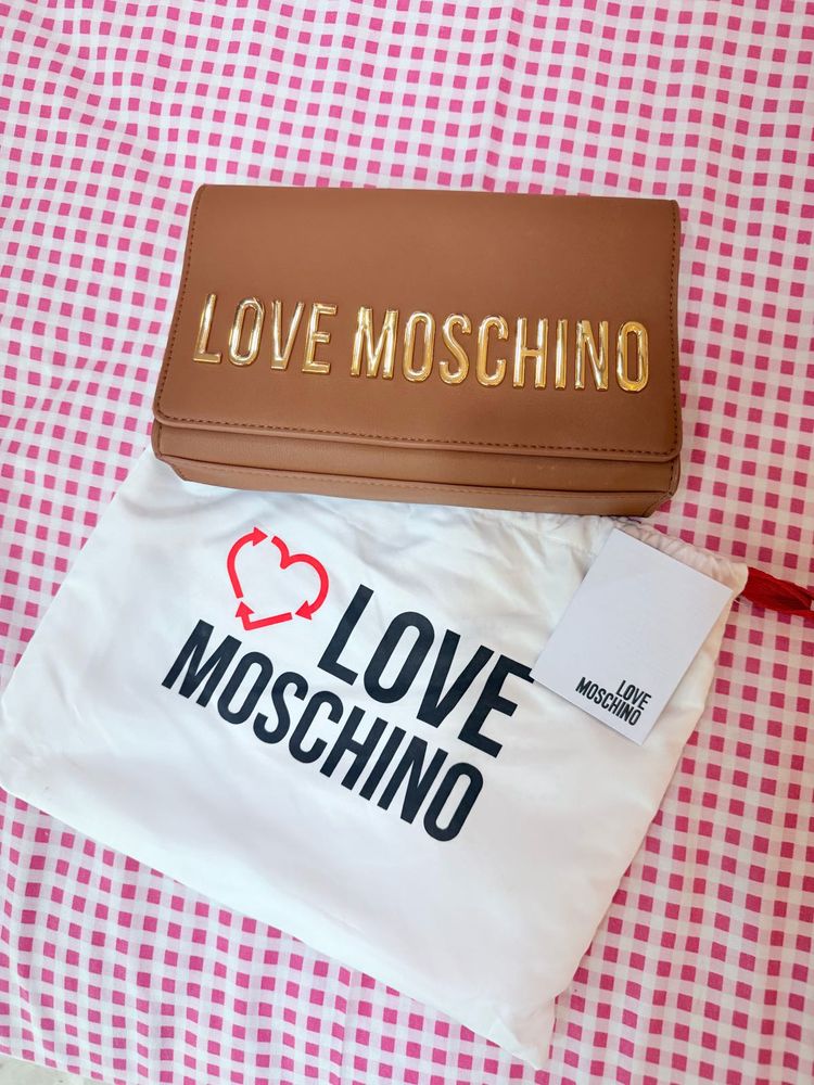 Love Moschino Brown sling brand new