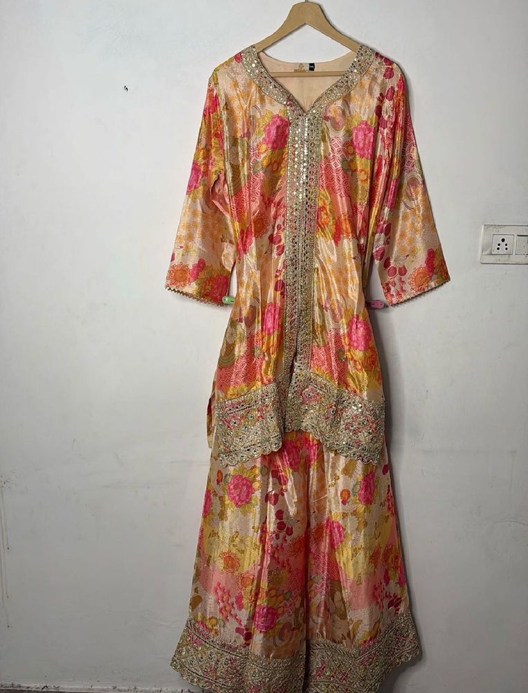 Elegant Floral Print Lehenga Choli