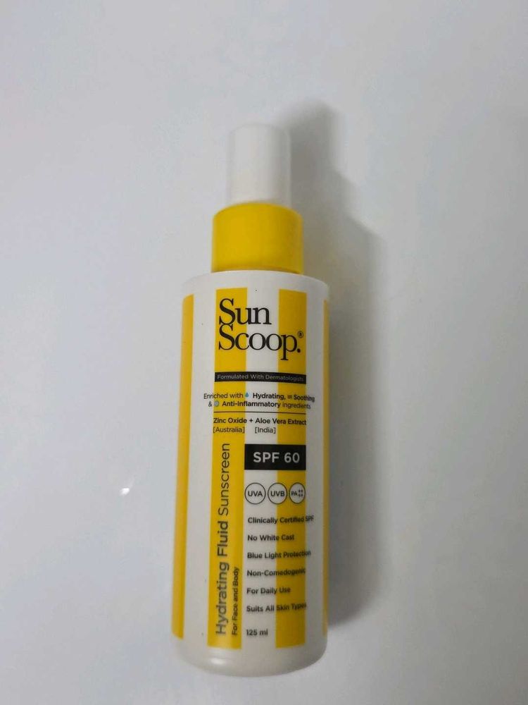 Sun Scoop Hydrating Fluid Sunscreen SPF 60