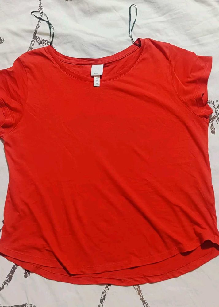 Bright Orange Basic Tshirt