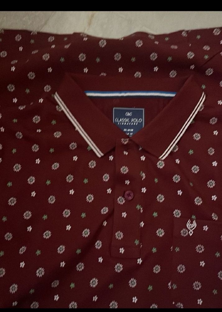 Classic Polo T-Shirt with Print