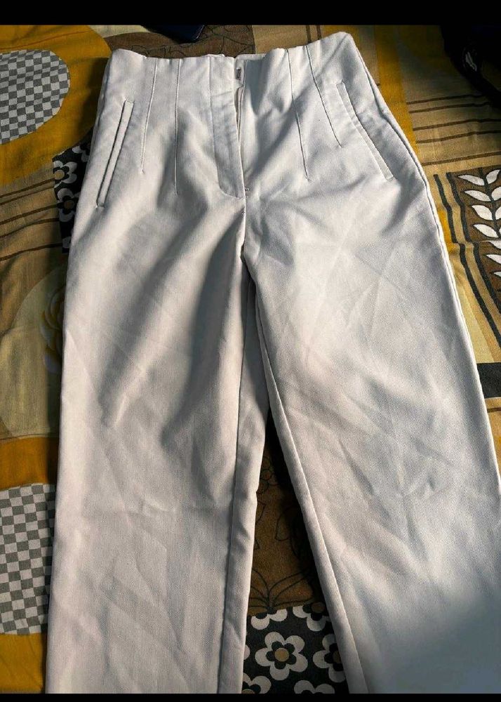 Zara High-Waisted Wide Leg Trousers