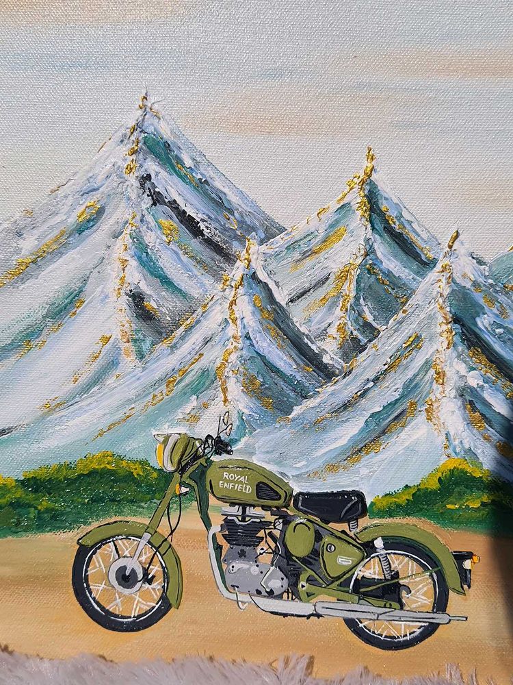 Royal Enfield 3D artwork