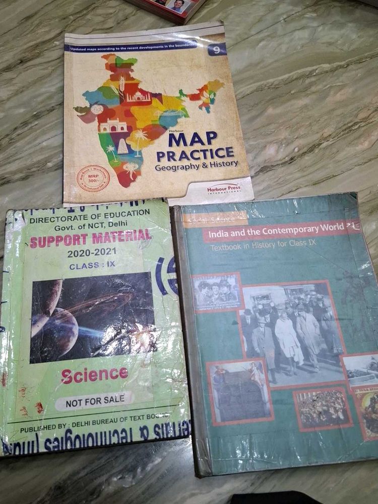 Class 9 Textbooks - Science, History, Geography