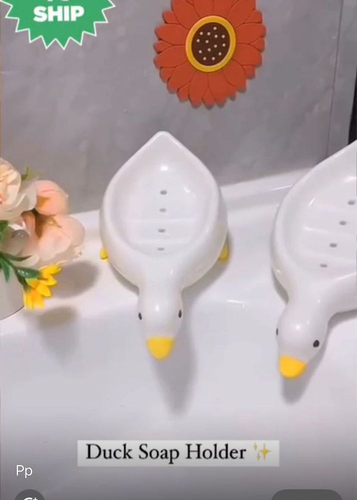 Adorable Duck Soap Holder