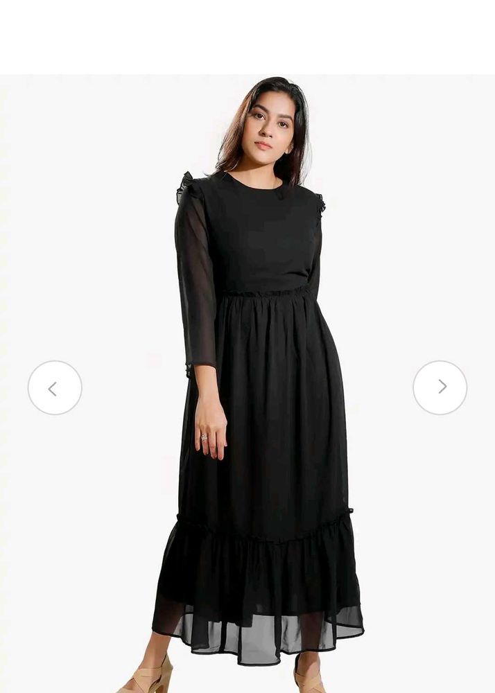 Black Long Maxi Dress