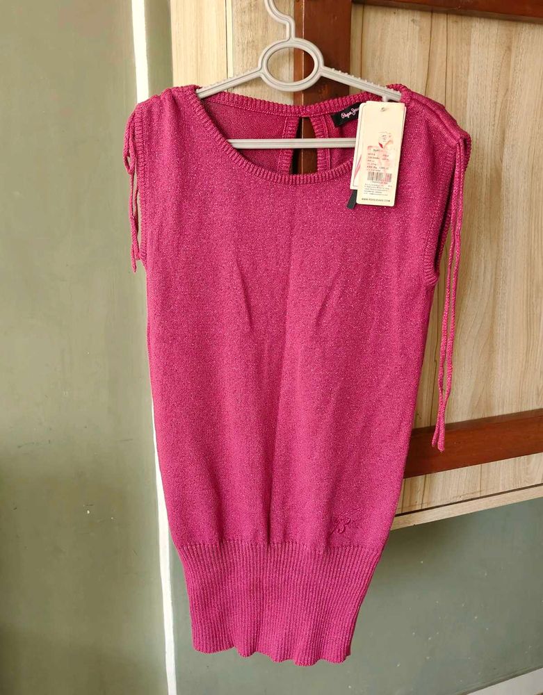 👗Stylish Pink Knitted Top