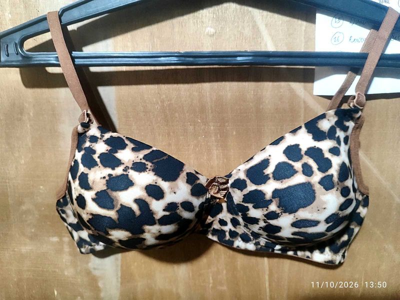 Leopard Print Bra
