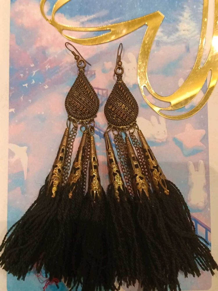 Boho Tassel Dangle Earrings