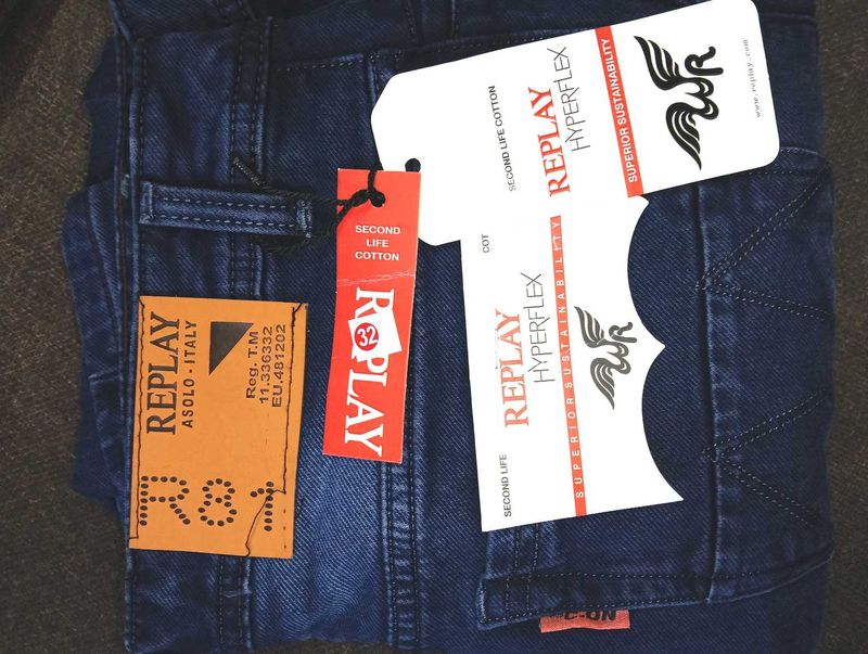 Replay Hyperflex Jeans - Dark Wash Denim