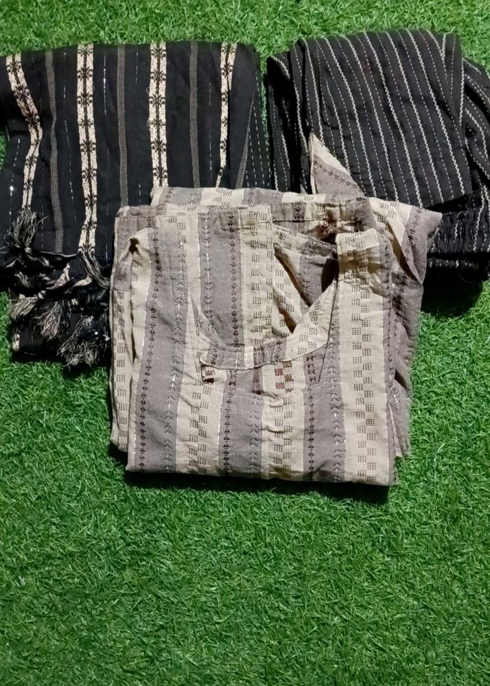Striped Kurta with Pant Set